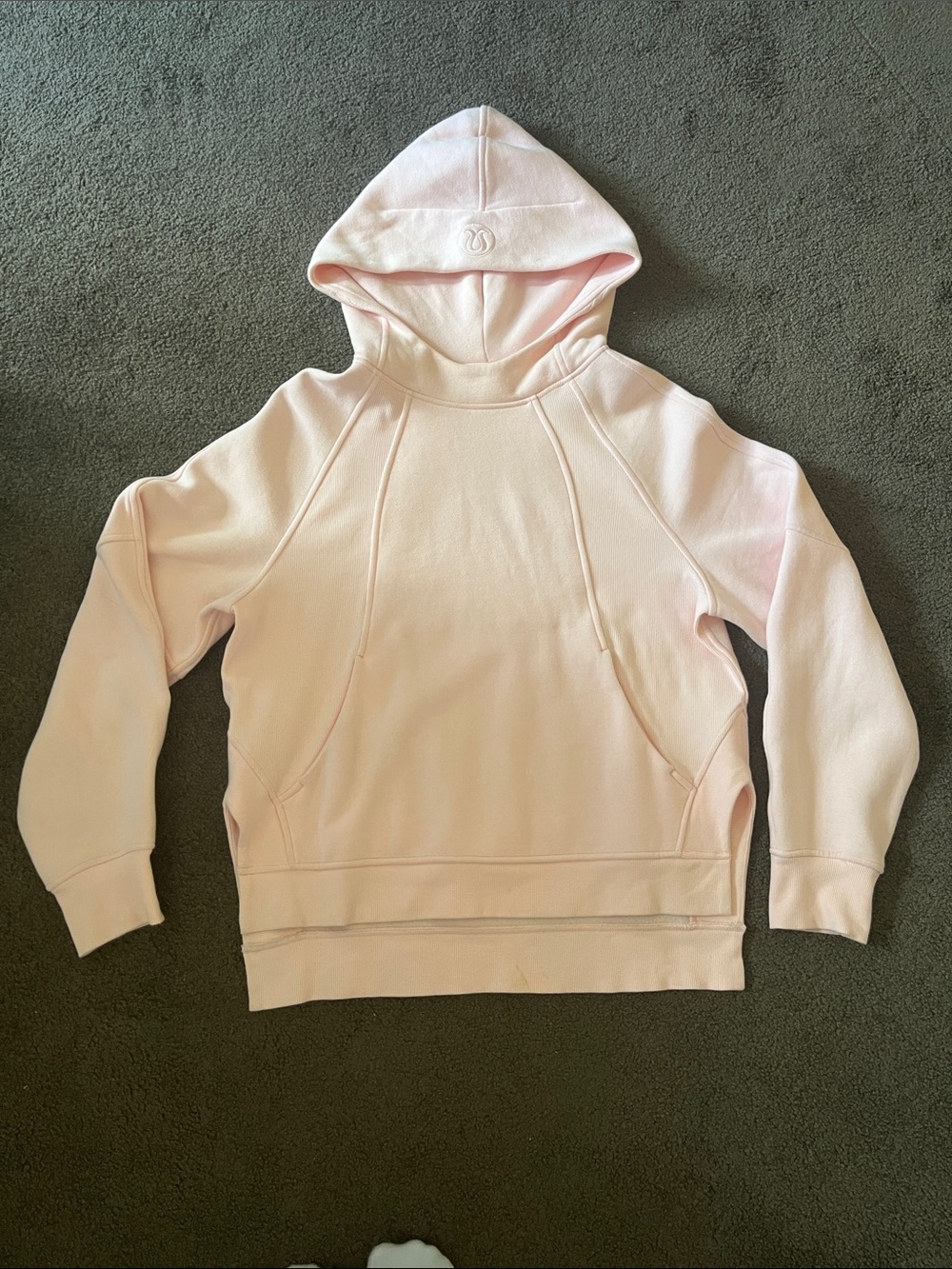 lululemon athletica Pale Pink Hoodie Sweatshirt